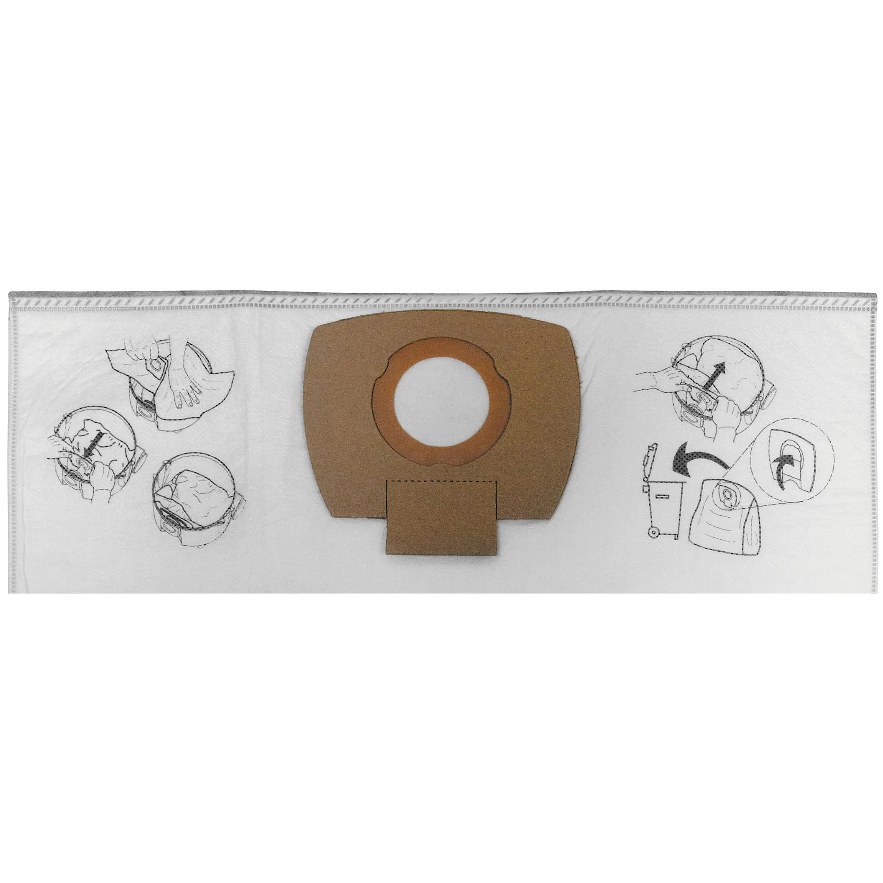 Dammsugarpåse P-72899 Fleece, VC-serie, 5-pack