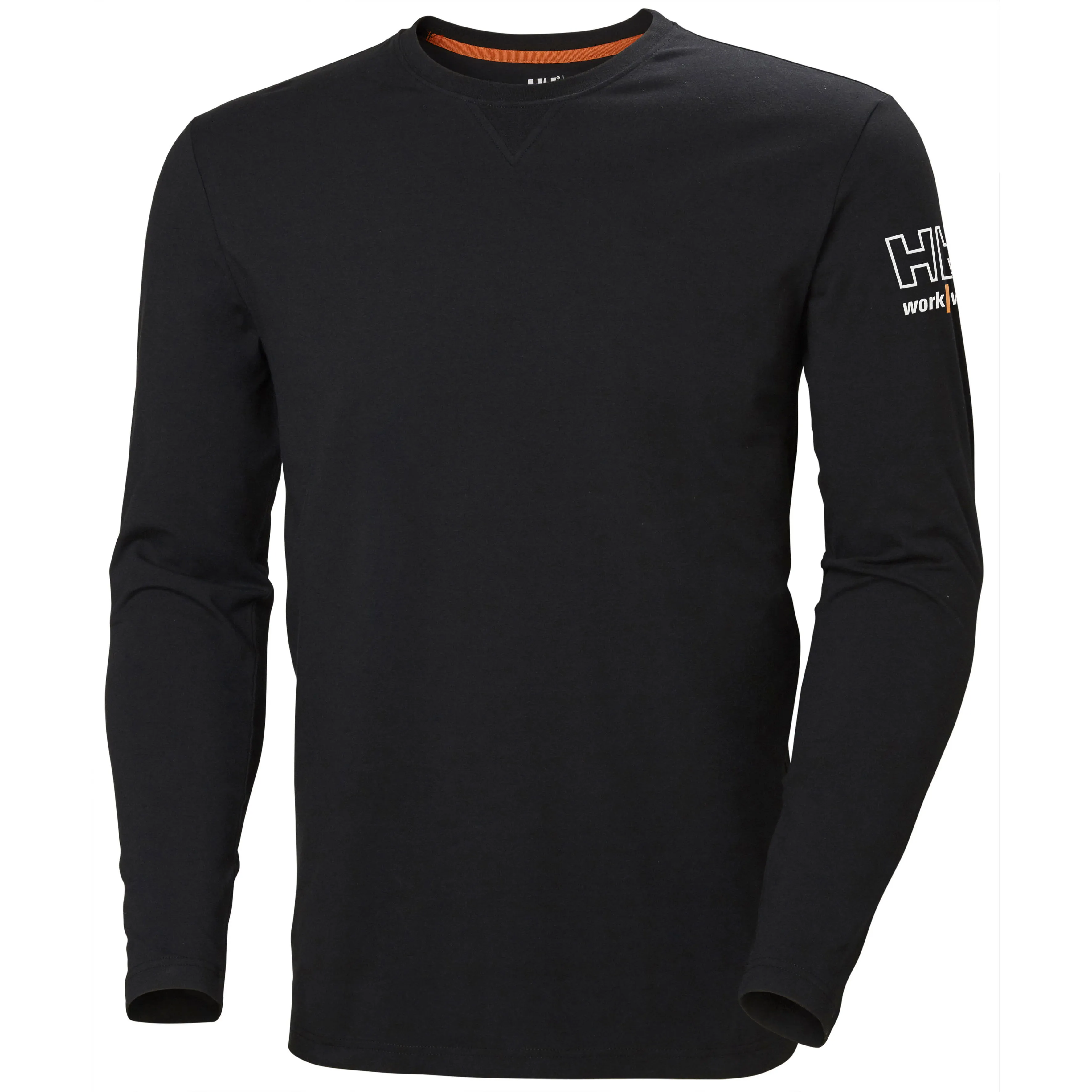 Långärmad T-shirt Kensington, svart