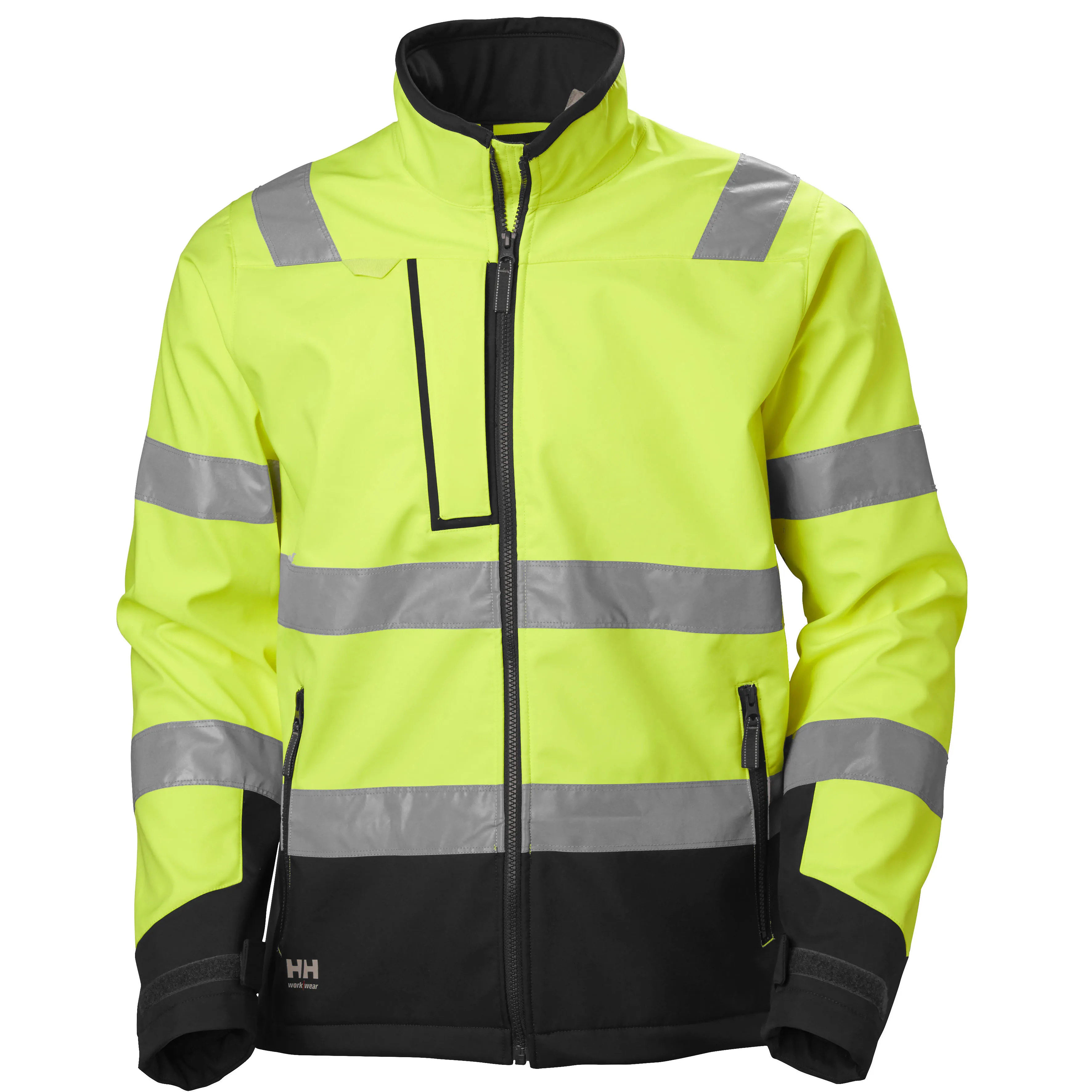 Softshelljakke Alna 2.0 varsling, gul, strl M
