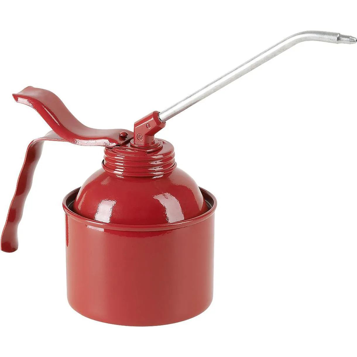 Oljekanna med tryckpump, fast pip, 350 ml