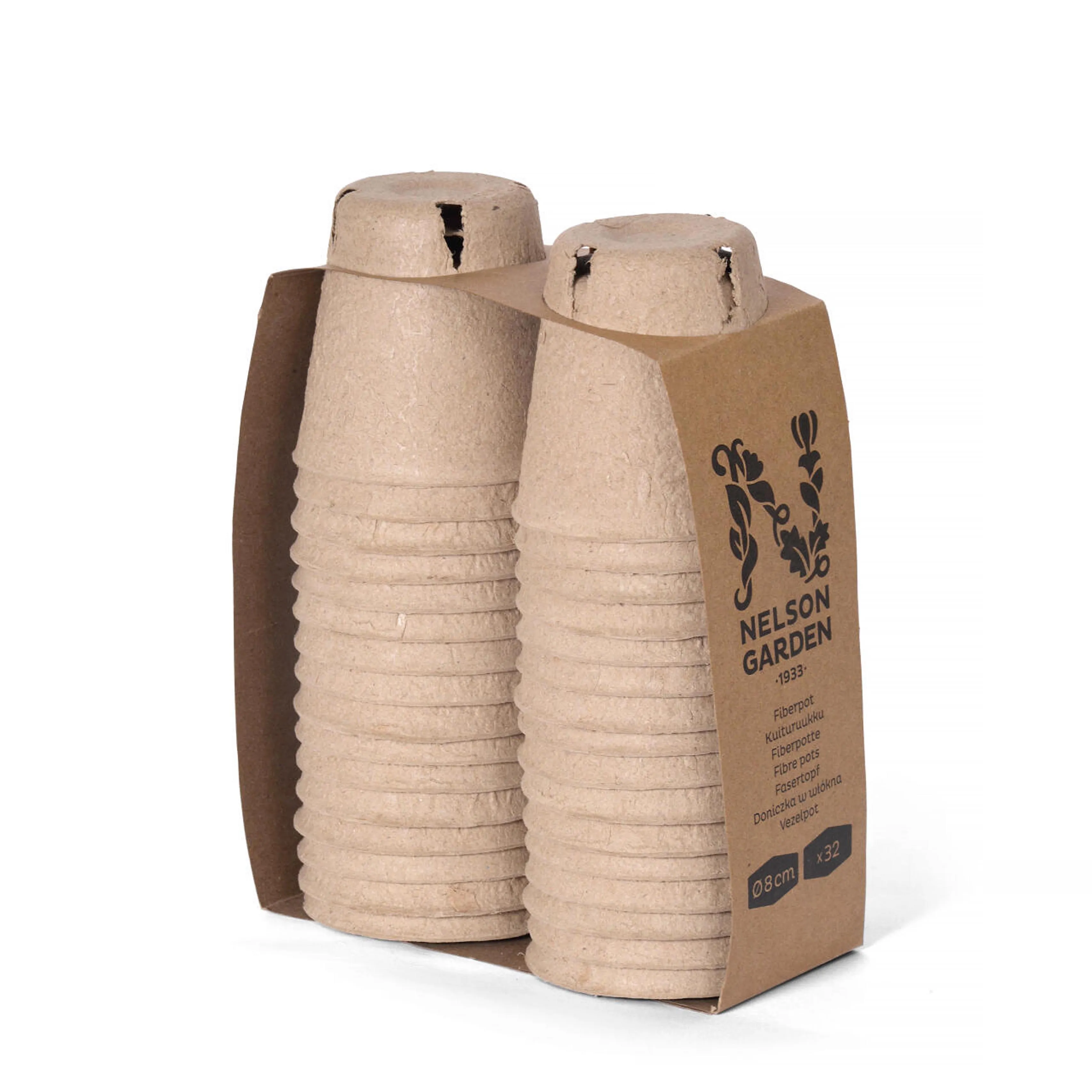 Fiberkruka, Ø8cm, 32-pack