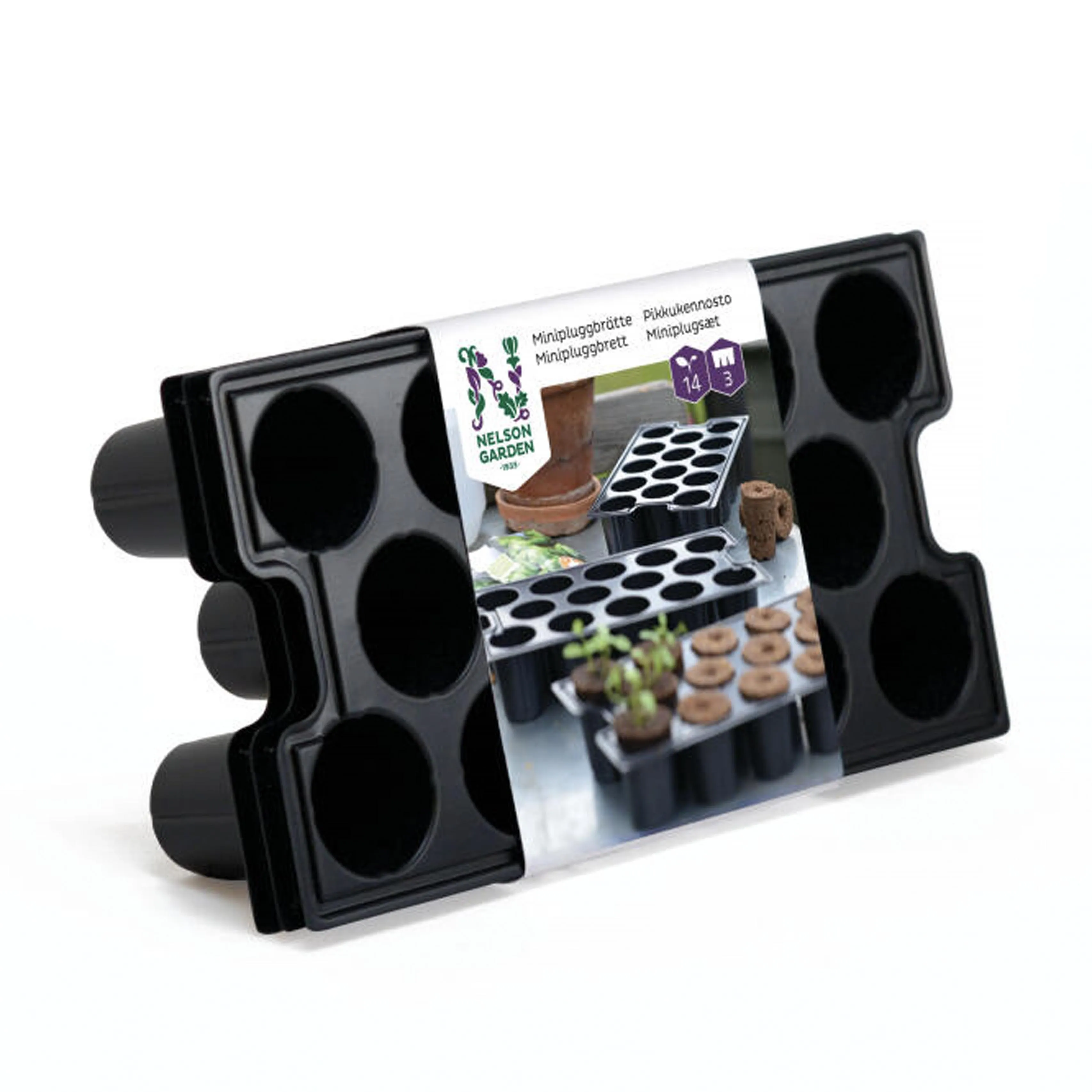 Minipluggbrätte, 3-pack