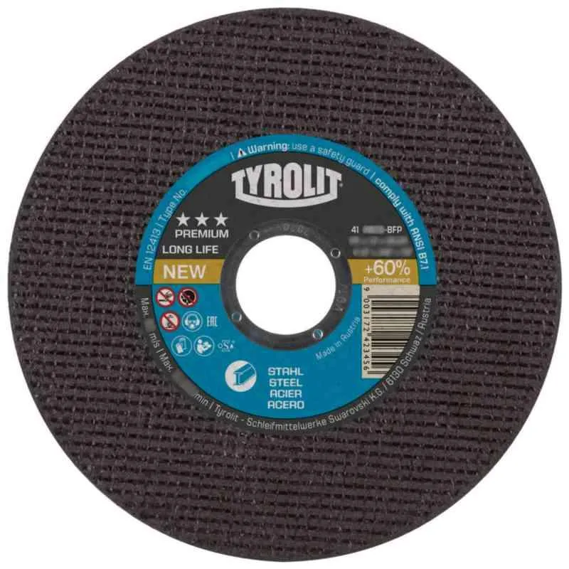 Kapskiva Premium Stål 125x1.6x22.23 A46S-BFP 41