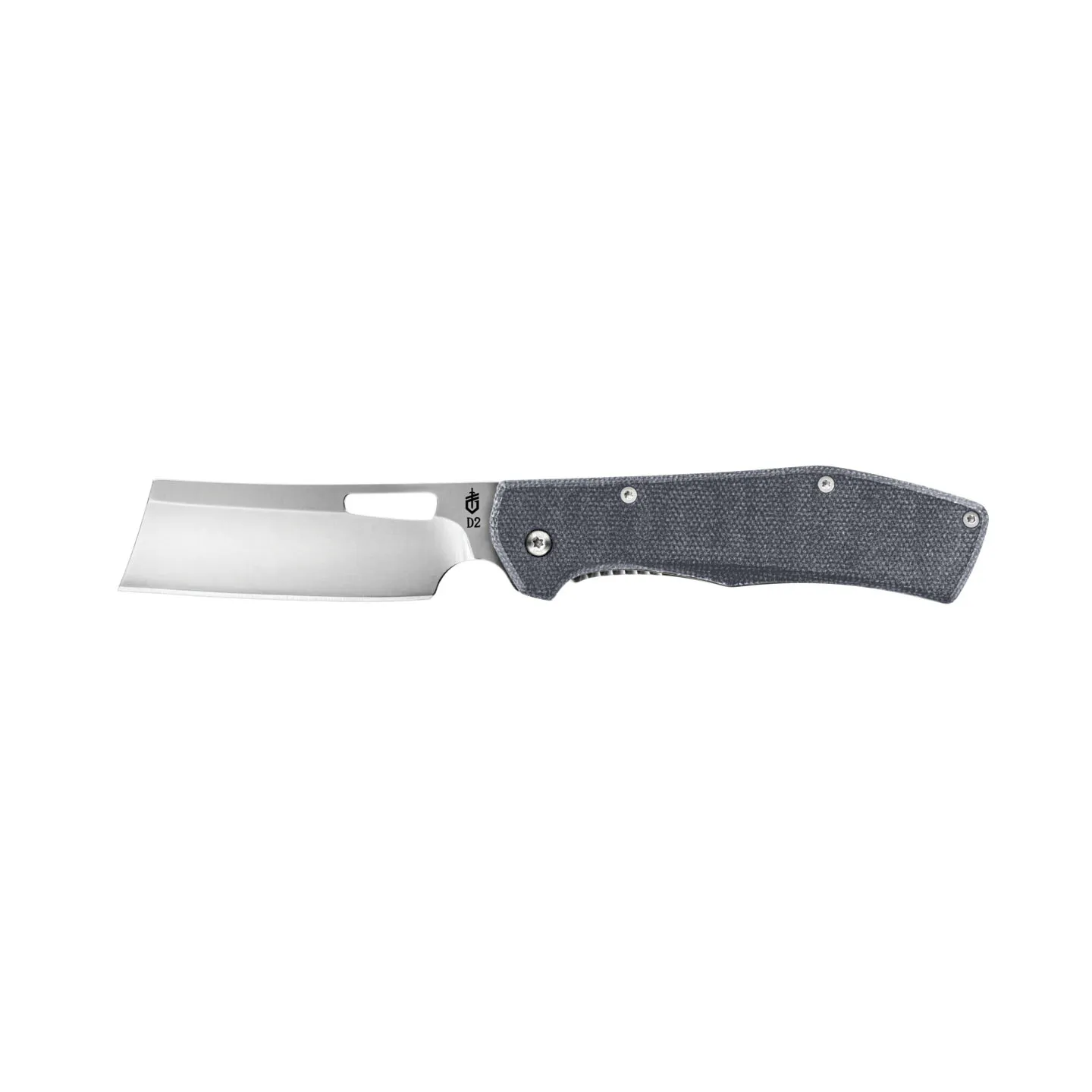 Fällkniv Flatiron D2, svart