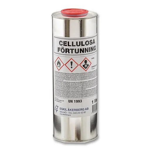 Förtunning cellulosa