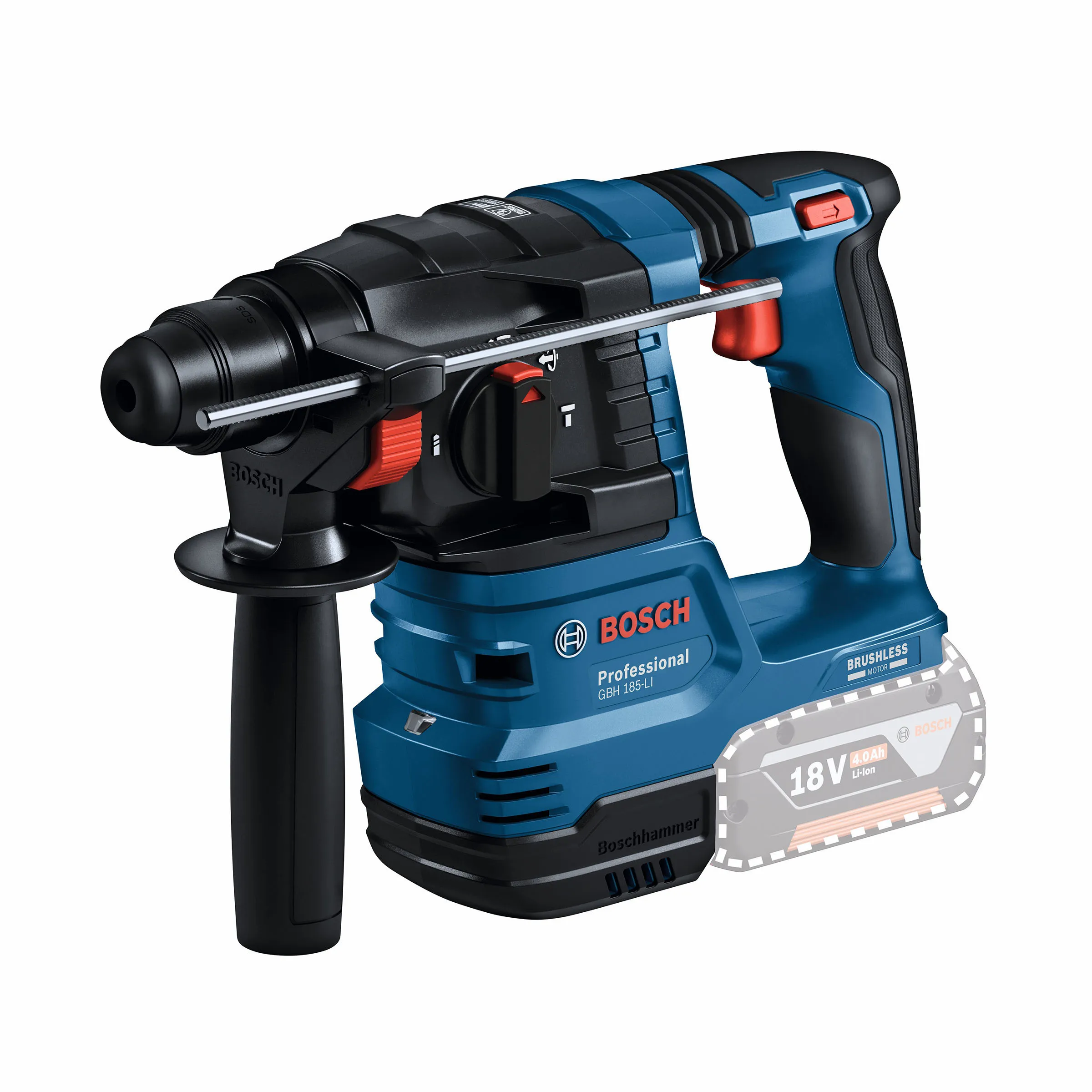 Borhammer GBH 18V-22, uten batteri & lader i L-BOXX.