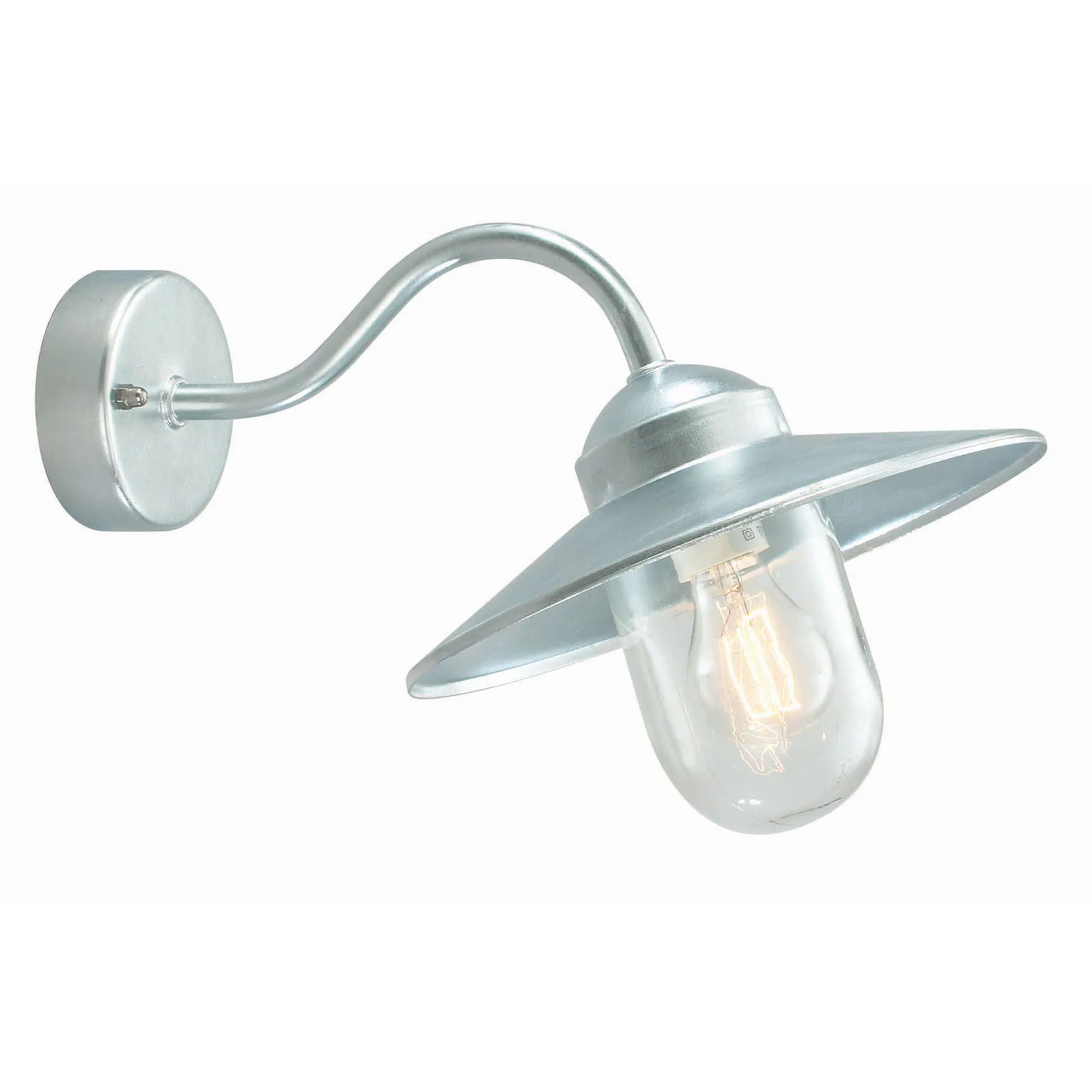 Vegglampe Karlstad, 230GA, galvanisert