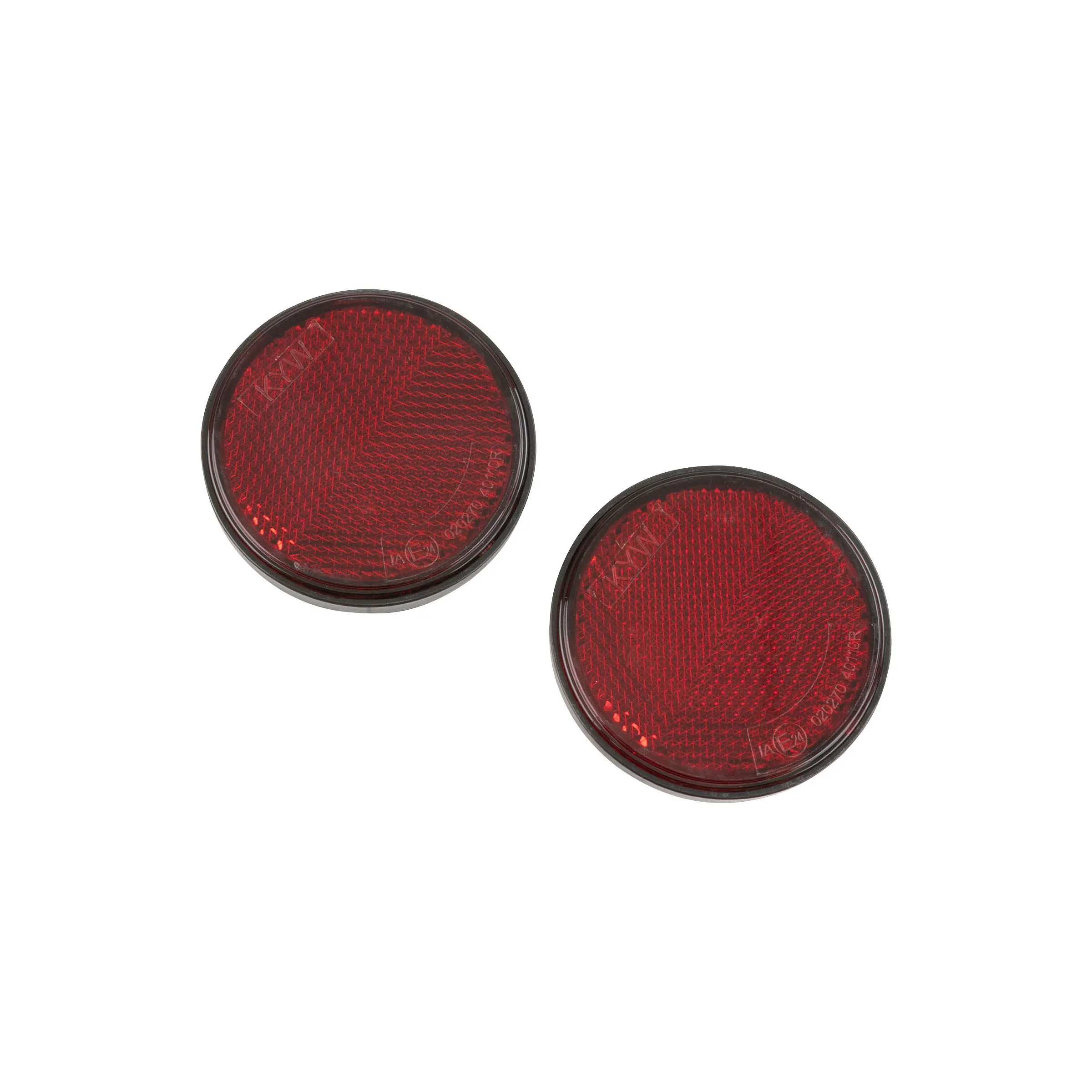 Reflex rund, röd, 60 mm, 2-pack