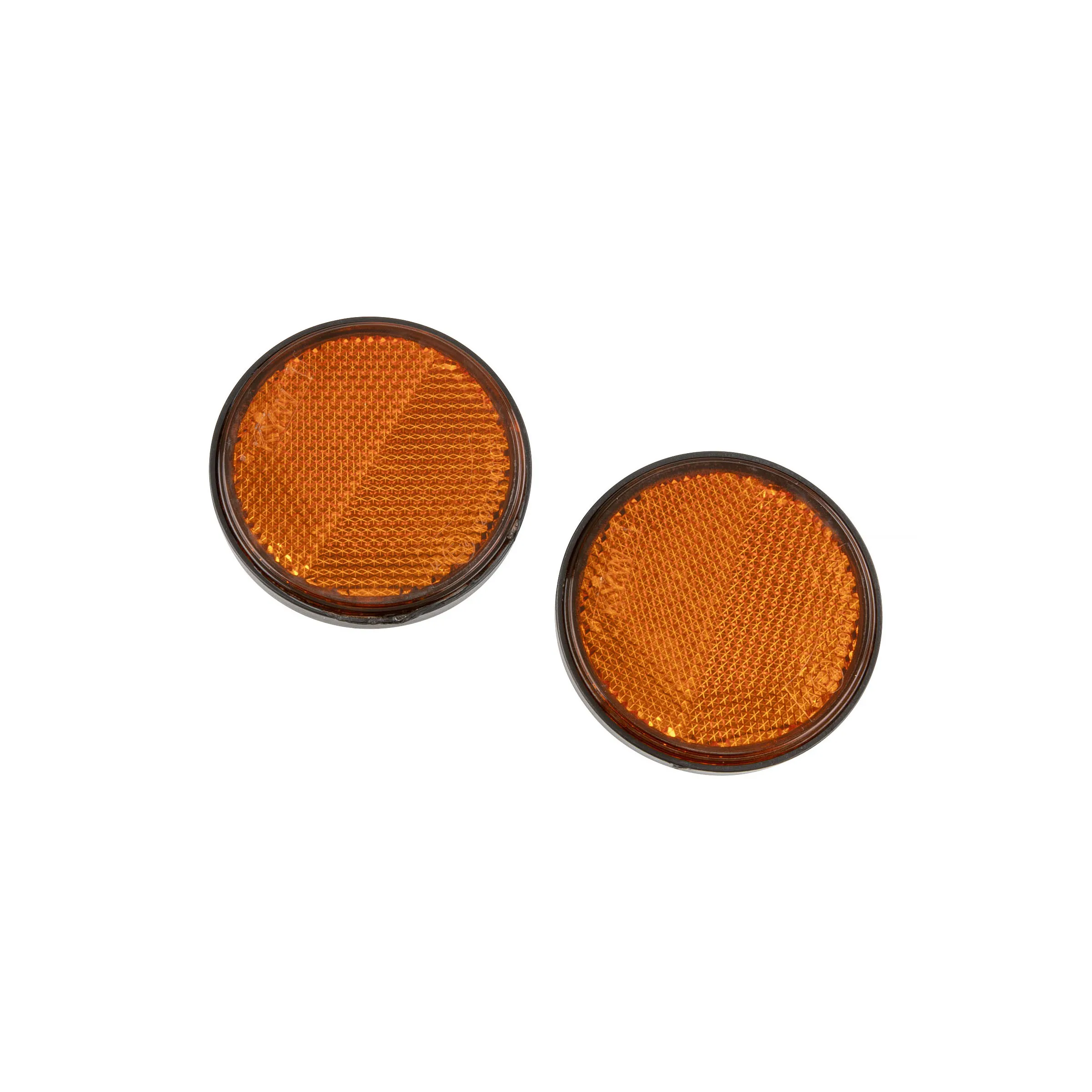 Reflex rund, orange, 60 mm, 2-pack