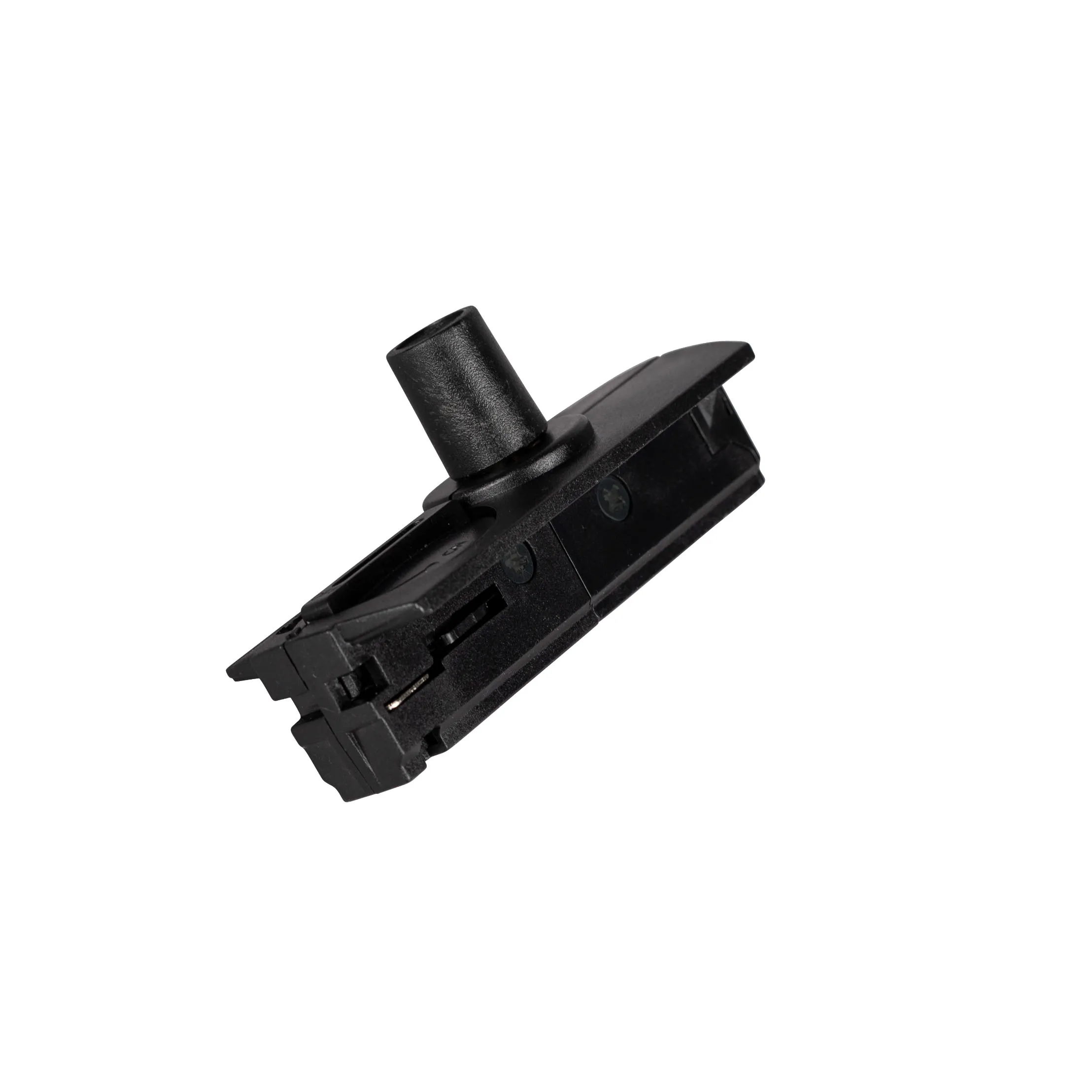 Adapter med dragavlastning, LiteTrac 1-fas, svart