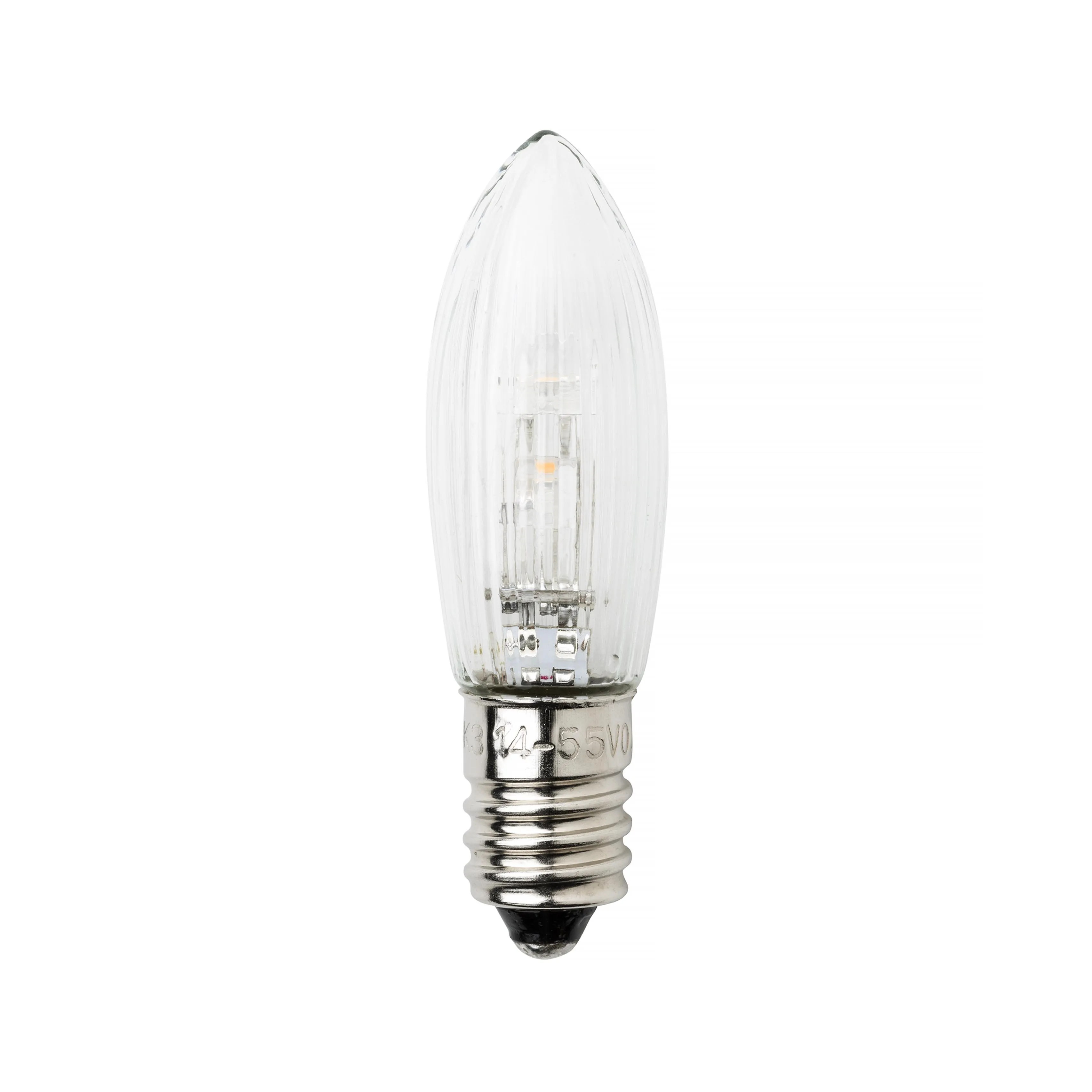 Ledlampa, E10, 14-55V, 0,3W, 7-pack 