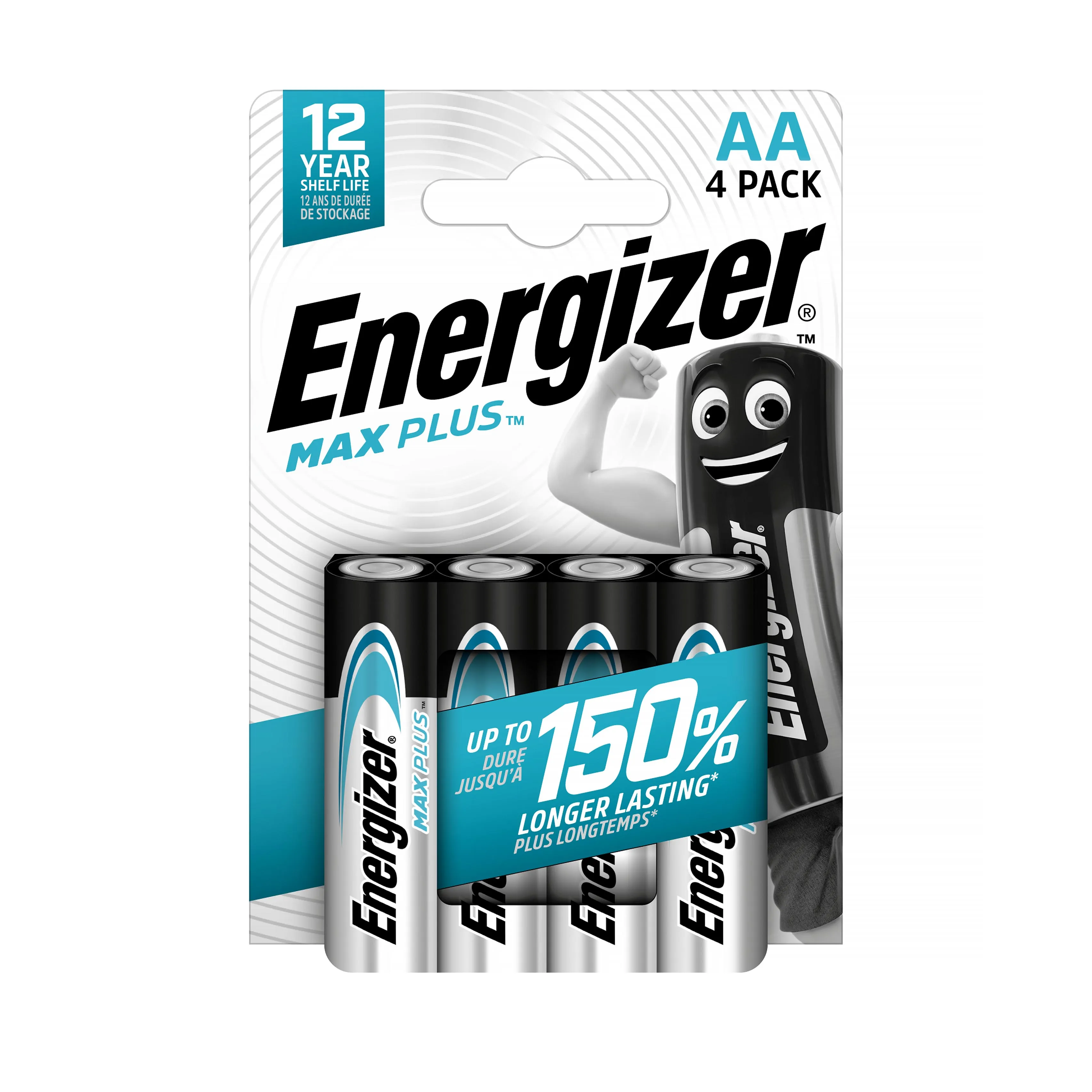 Batteri Max Plus Aa/E91, 4-pack 