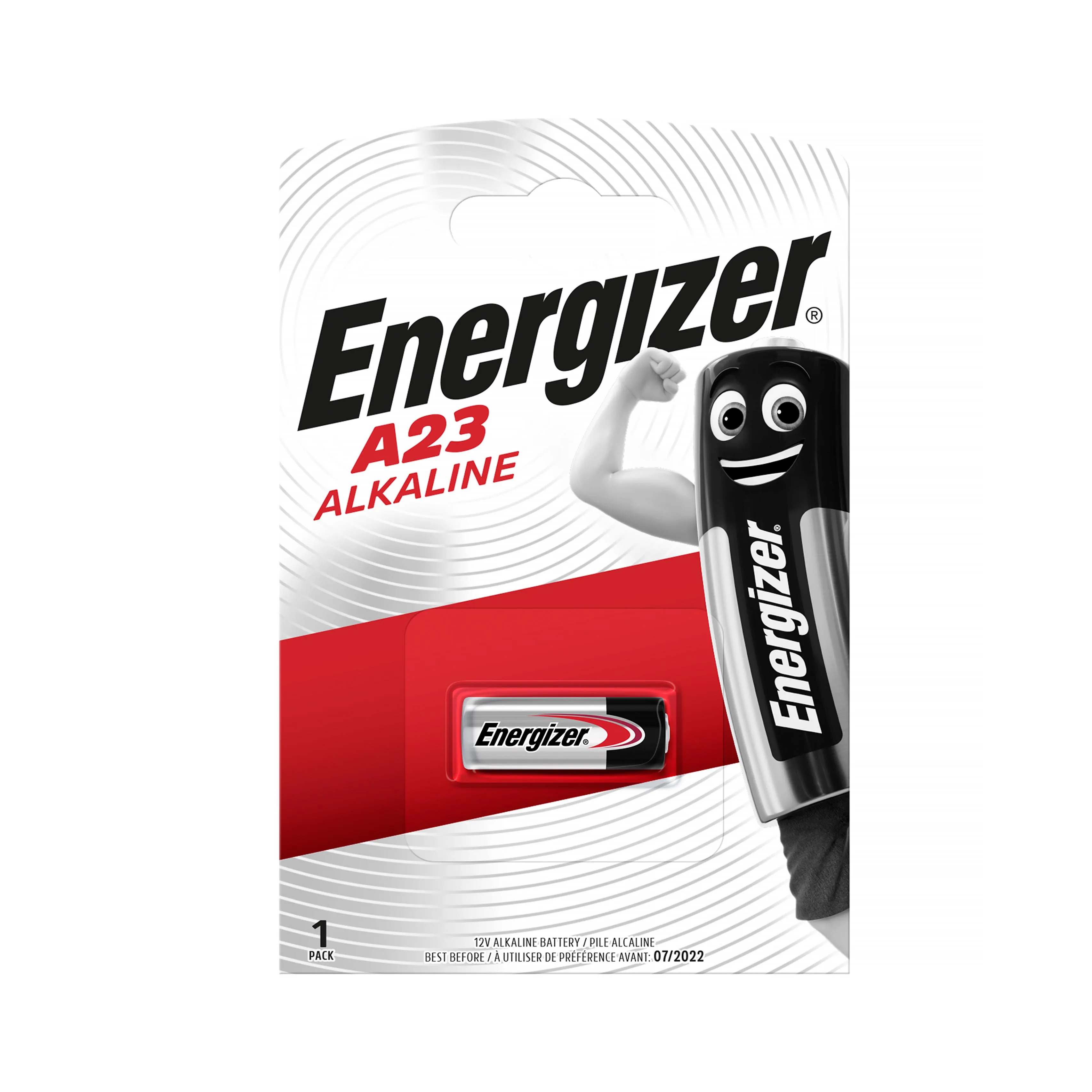Batteri Alkaline A23/E23A, 1 st