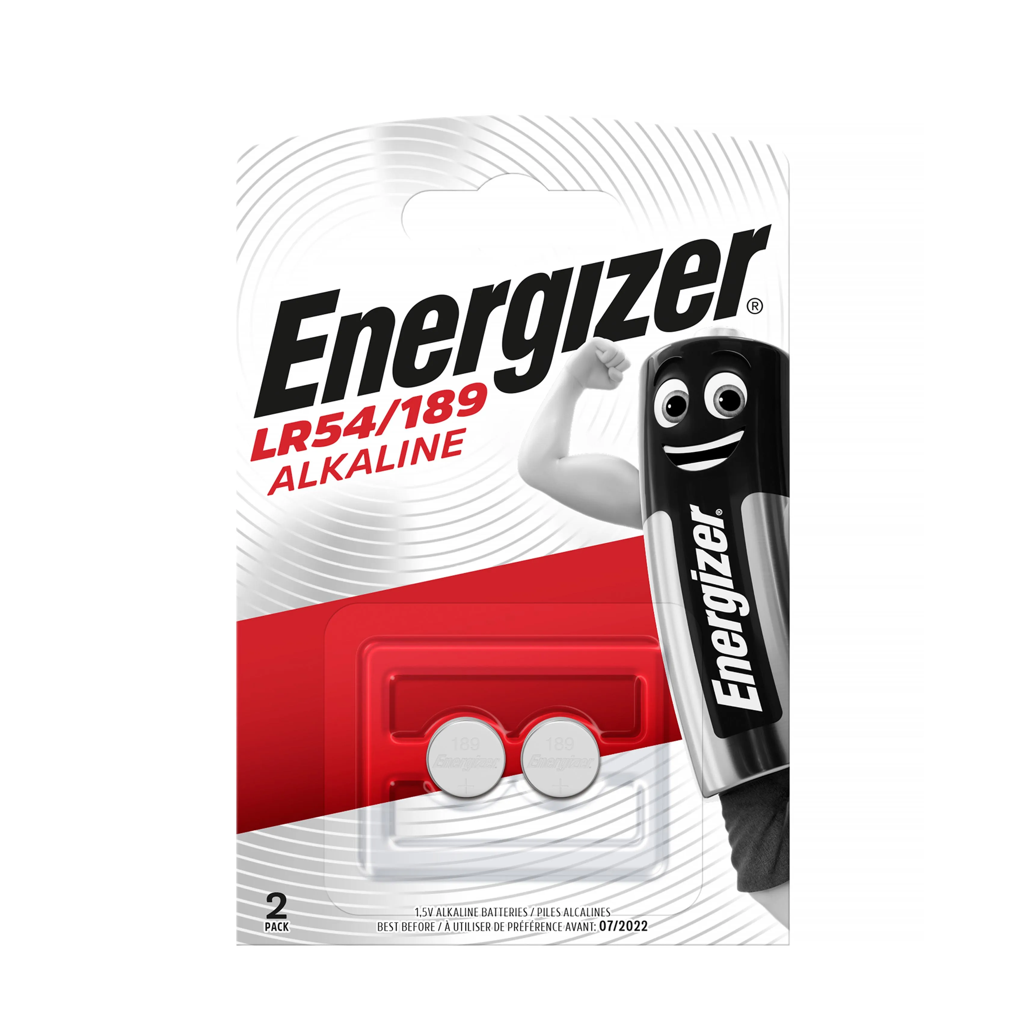 Batteri Alkaline LR54/189, 2-pack