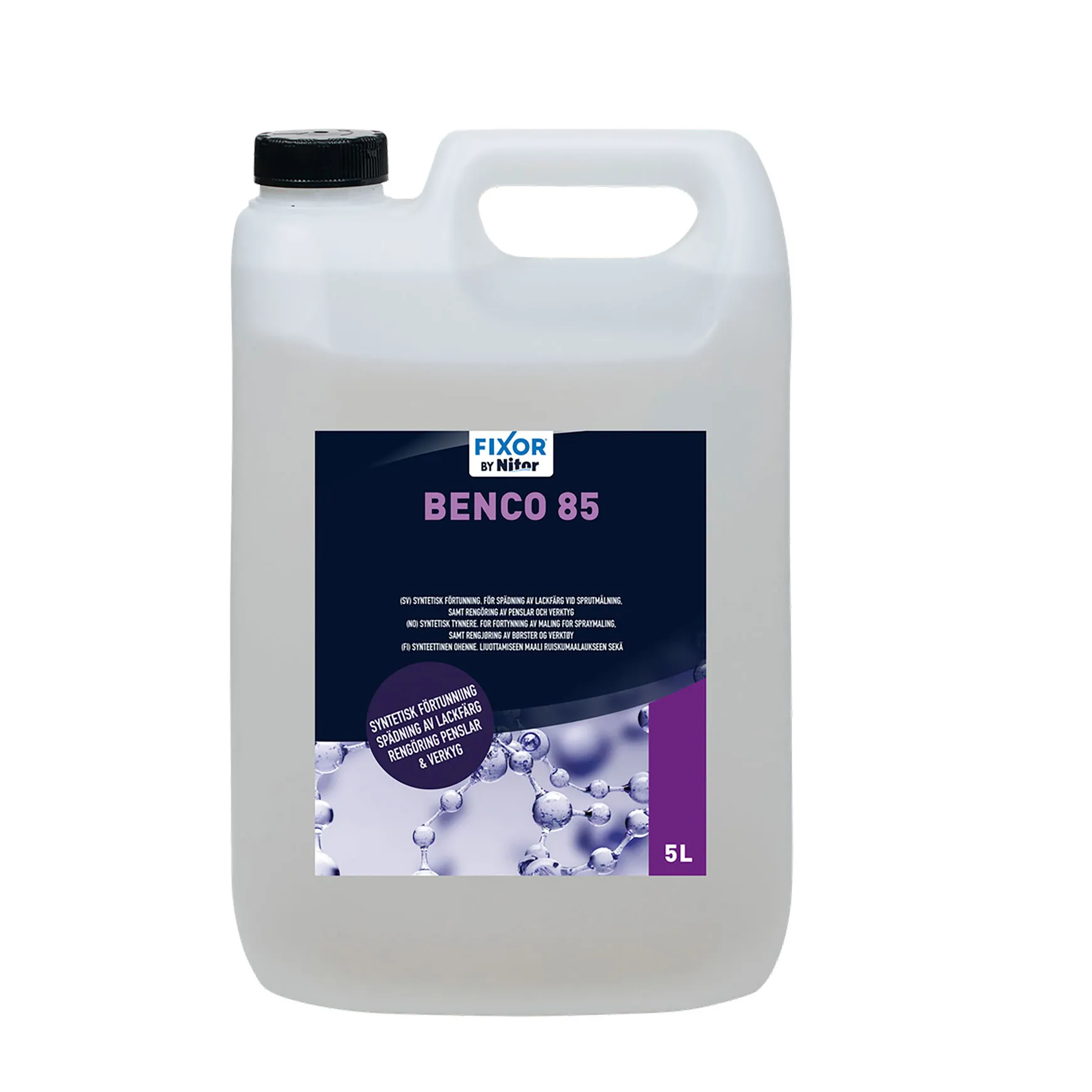 Förtunning Cellulosa Nitor, 5 L, Benco 14