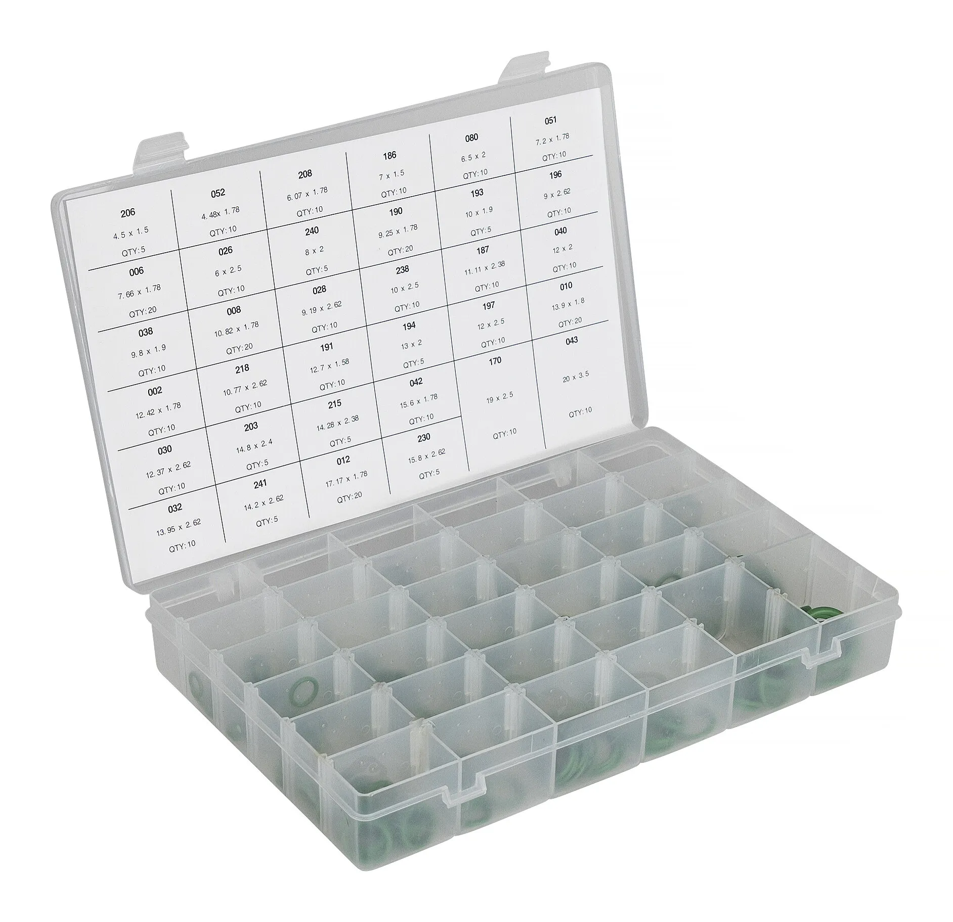 O-ringsats nitrilgummi, 350 st