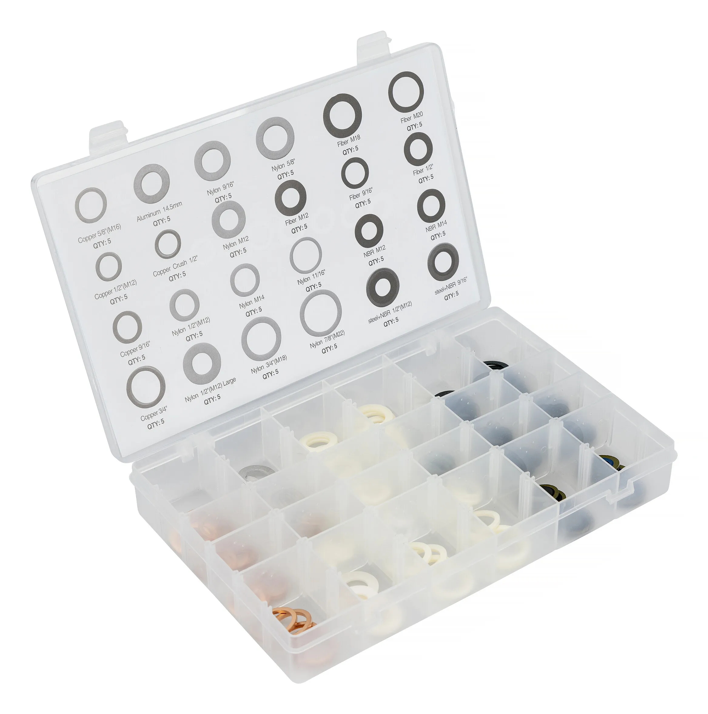 Oljepluggspackning sats, 120 st