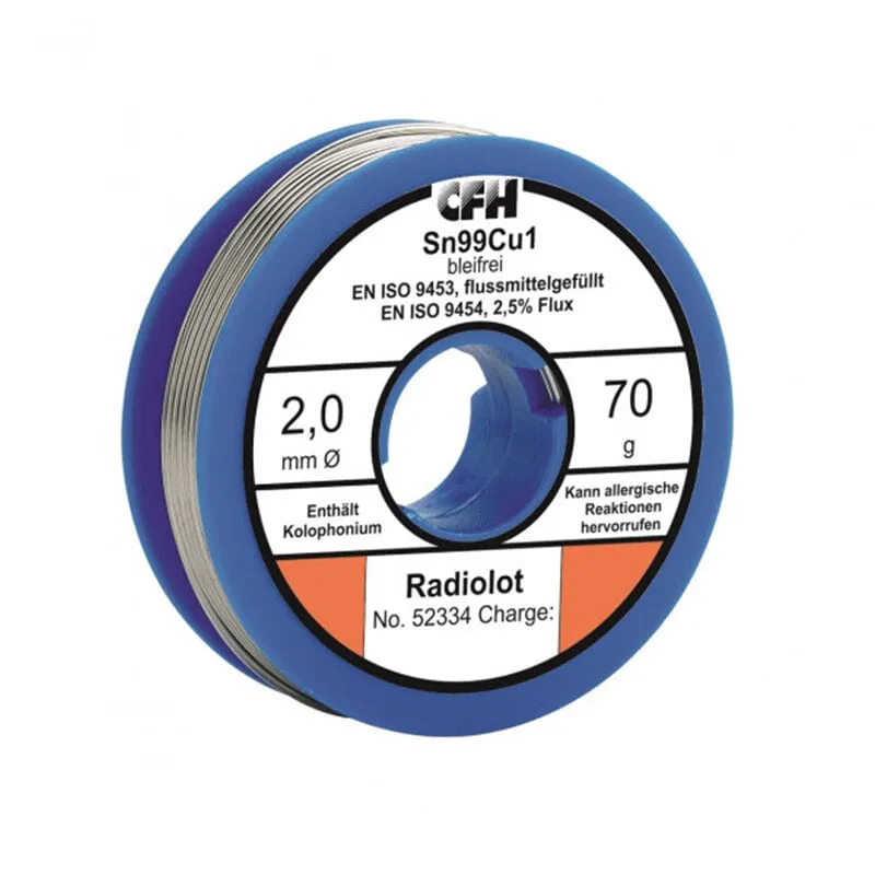 Lödtråd för radiolödning, 2,0 mm, 70 g