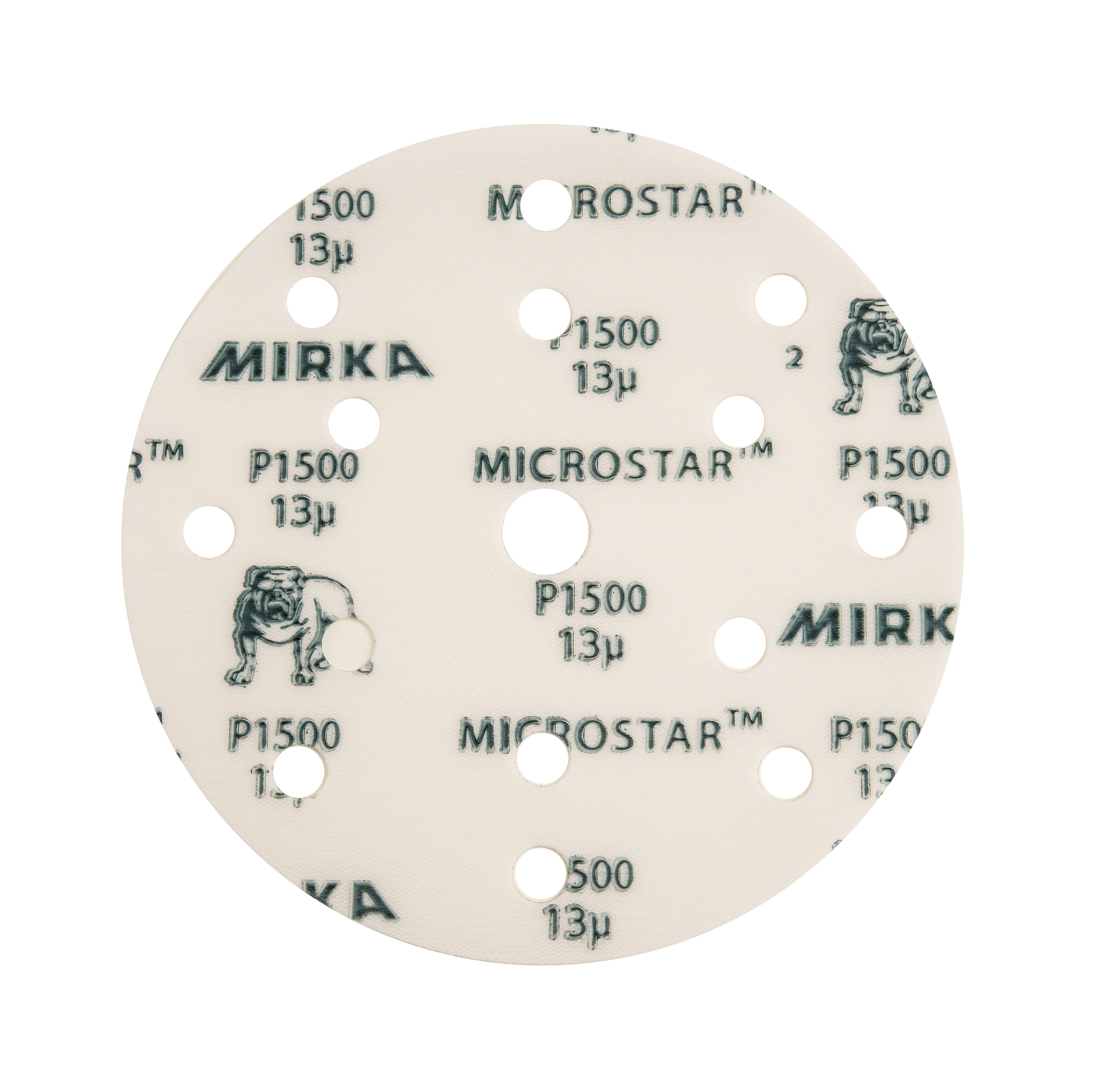 Slippapper Microstar Grip 1500, 15 hål