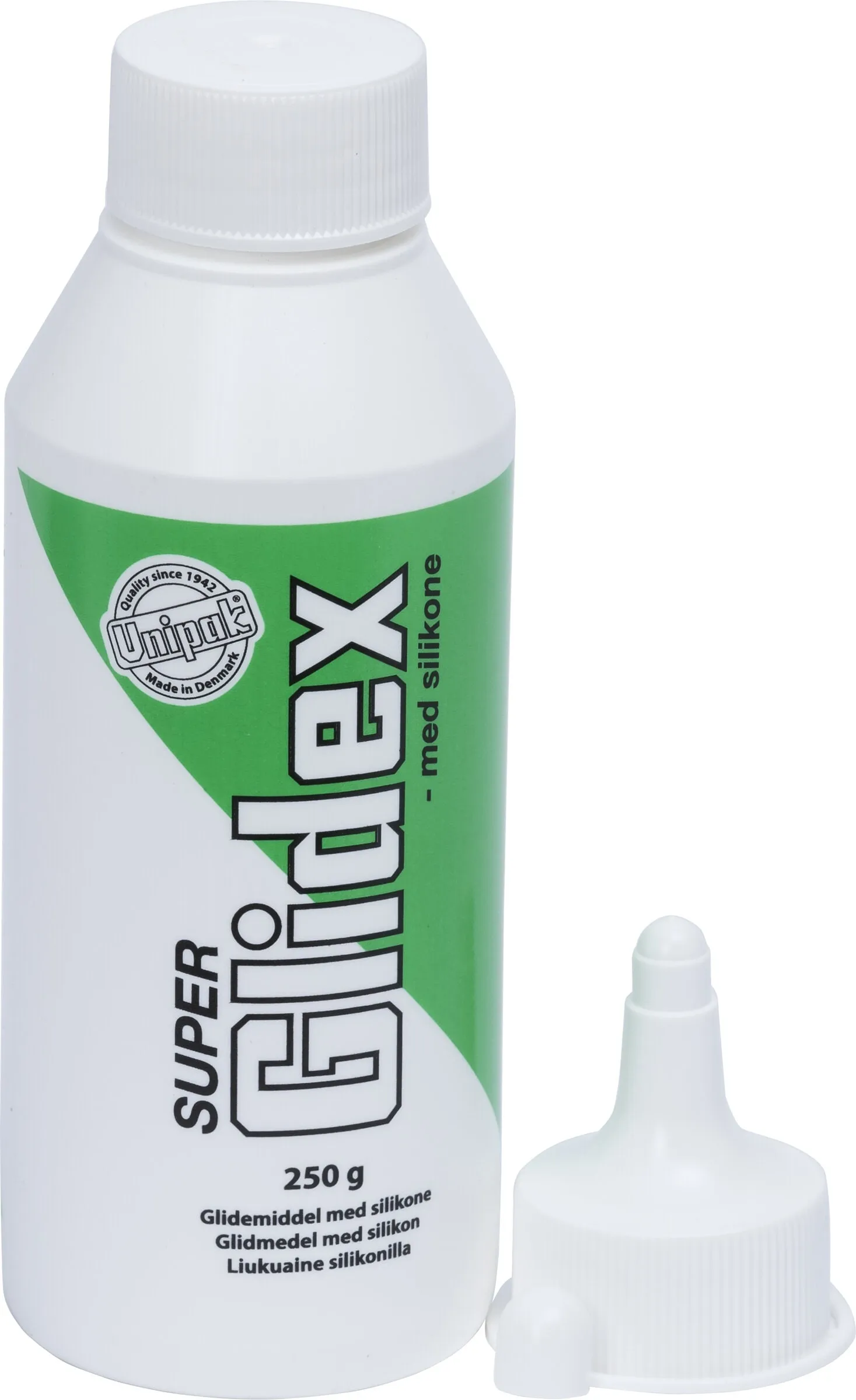 Glidemiddel med silikon, Superglidex, 400 g