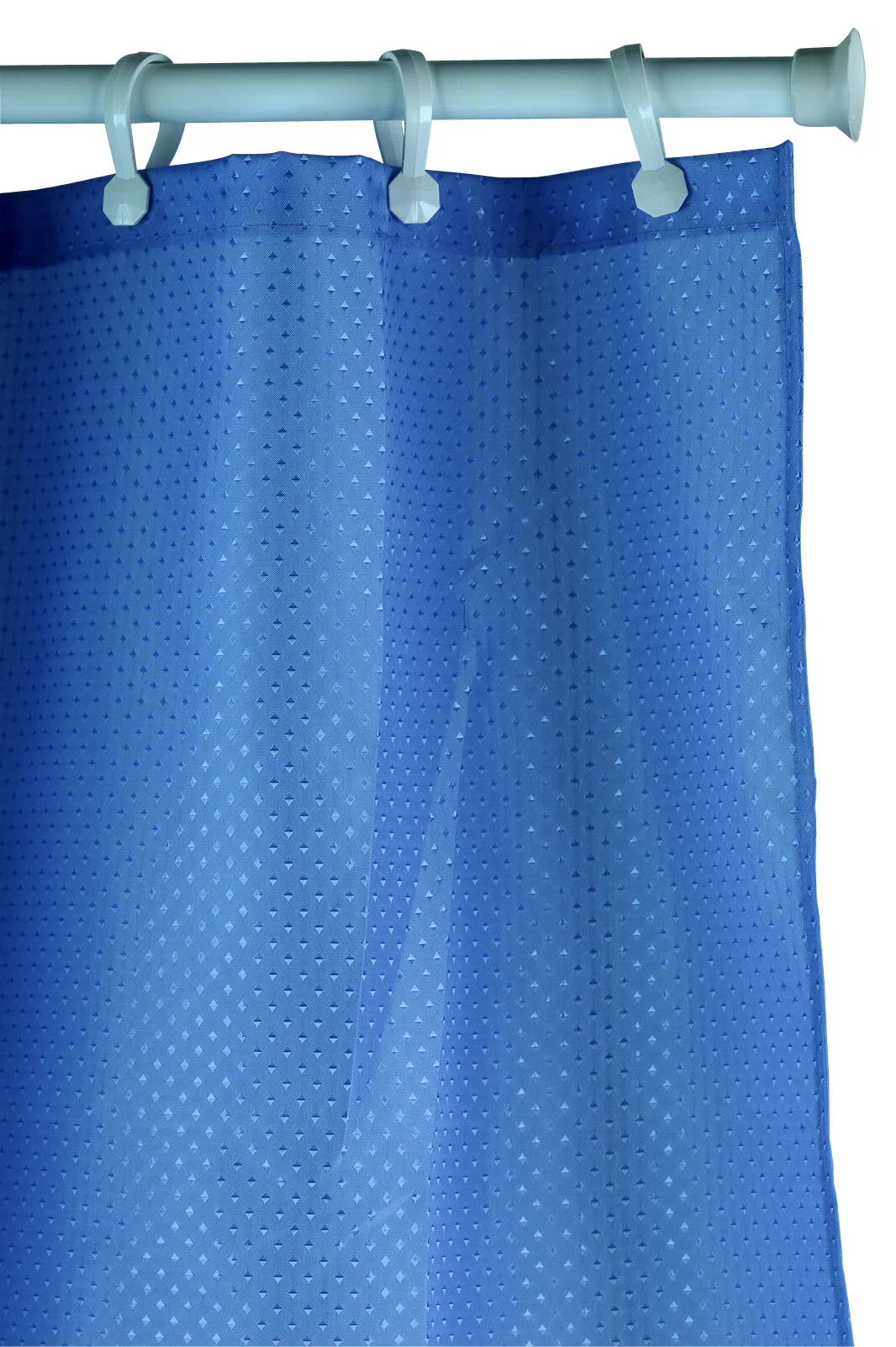Duschdraperi textil, 1800x2000 mm, ljusblå