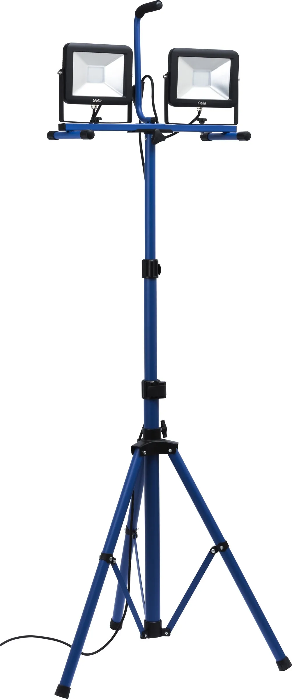 Arbeidsbelysning LED inkl. teleskopstativ, 2x50 W, IP65, 6500 K, 3 m kabel