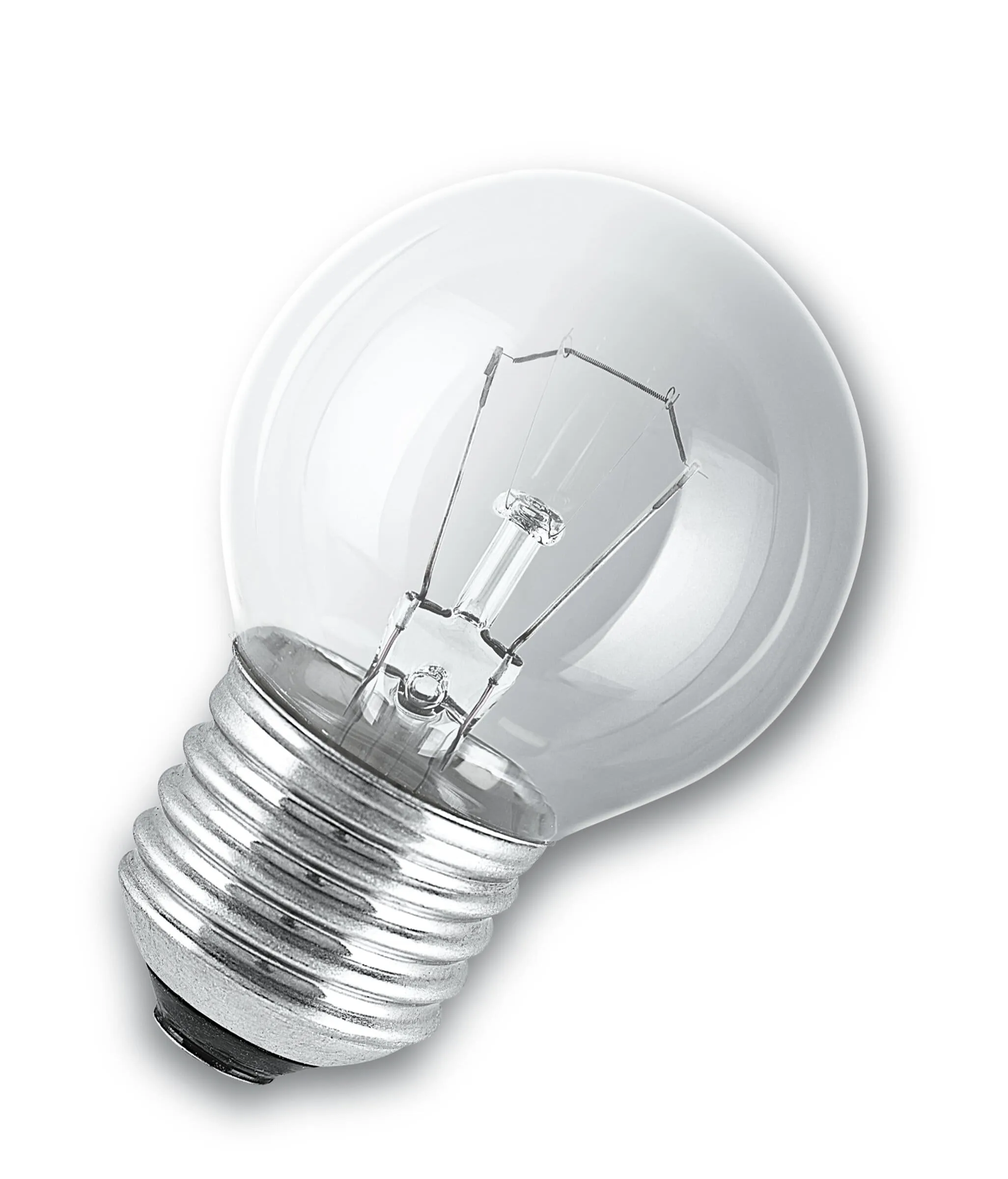 Glödlampa klot, 11 W, E27, klar, 59 lm