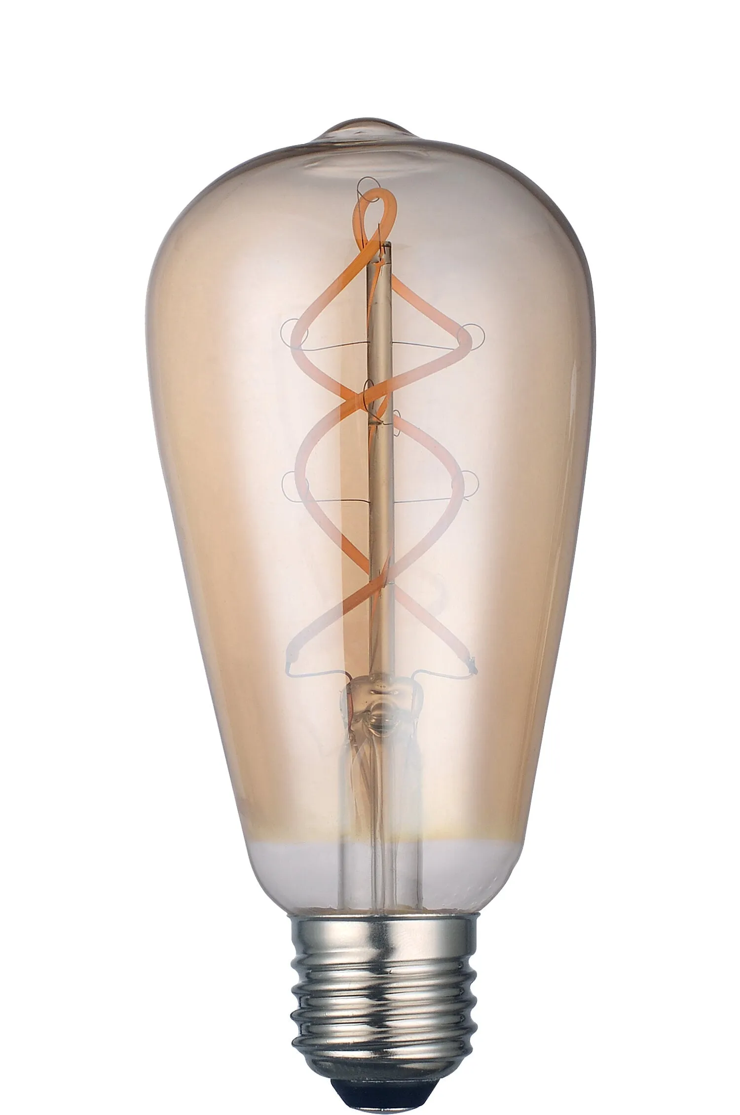 LED-lampa, Deco Edison, dimbar, ST64 E27, Gold, 4 W