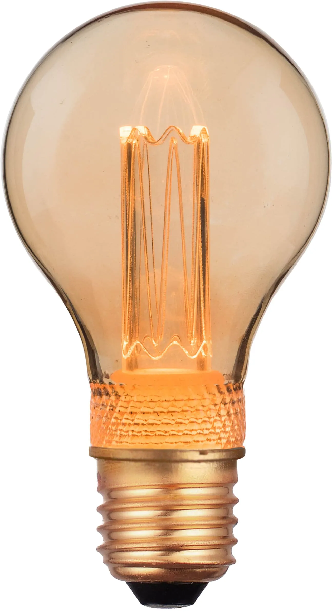 LED-lampa, Deco Normal, A60 E27, Amber, 2 W