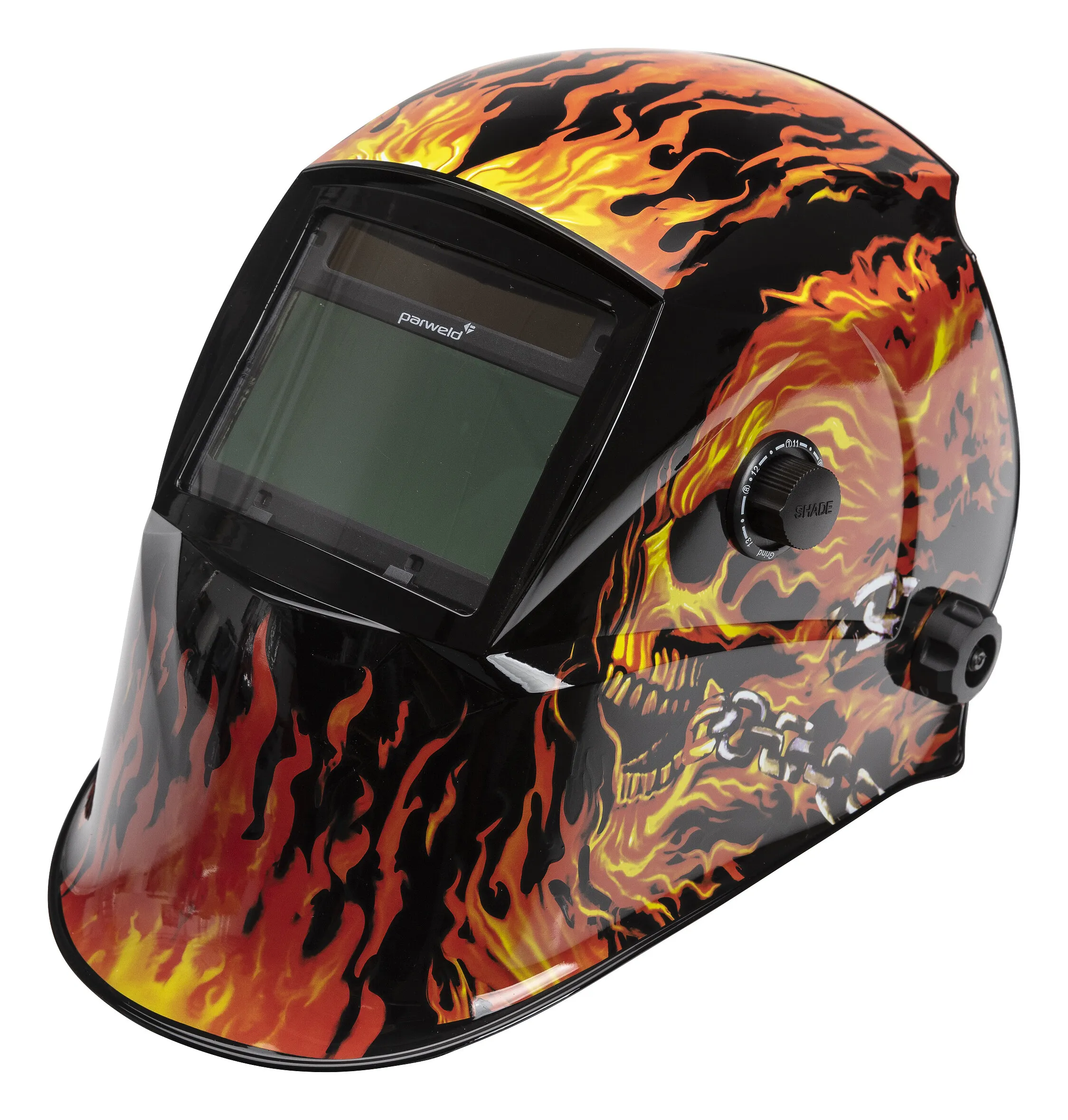 Svetshjälm automat, flame